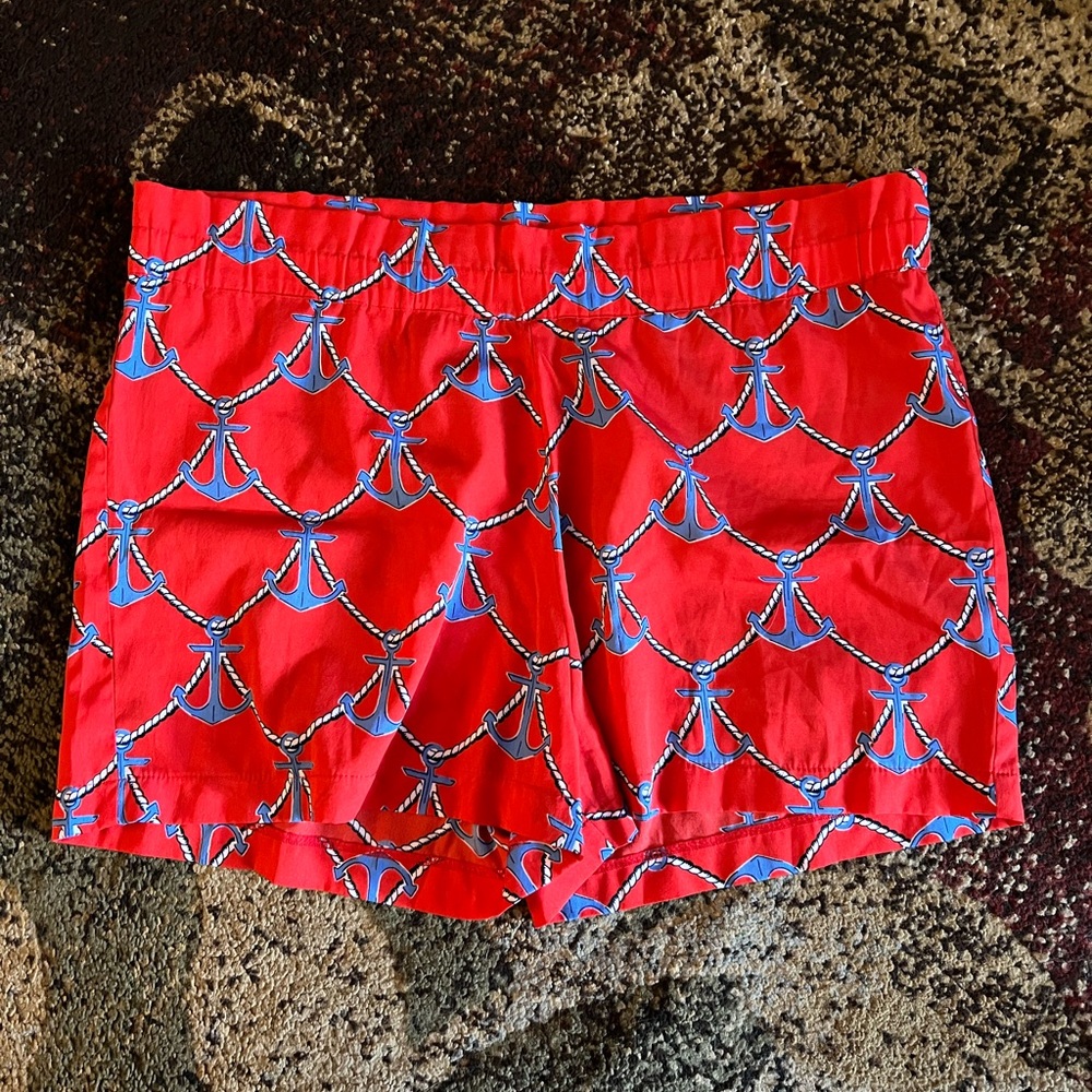 Mud Pie Red and Blue High Waist Women's Shorts